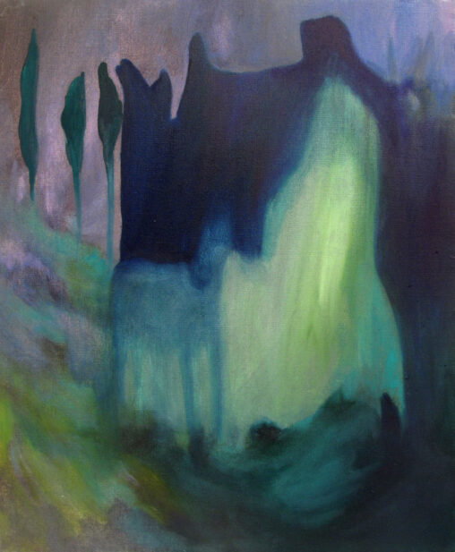 Sans titre, 2020, huile sur toile, 36 x 48 cm